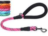 VIVAGLORY correa corta para perro rosa, ideal para paseos seguros junto a ti.