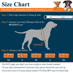VIVAGLORY dog life vest back view highlighting secure handle and bright visibility.