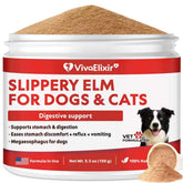 VivaElixir slippery elm-dog-bowl-mix supports gentle digestion during meals