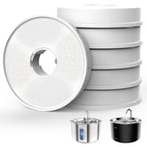 VIVIDORAMA cat fountain filter 6-pack replacement filters for clean pet water.