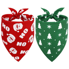 Vivifying dog Christmas bandana Santa red for festive photo moments and holiday party decor