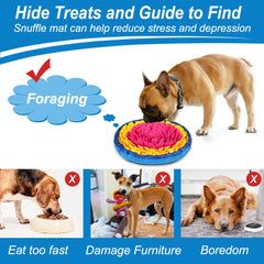 Vivifying Snuffle Mat adjustable drawstring keeps the mat secure during at-home use