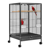 VIVOHOME 30-inch bird cage sturdy frame for durable pet housing.