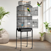 VIVOHOME 64-inch bird cage side view shows spacious perches and exploration.