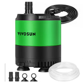 VIVOSUN 210GPH submersible pump side view for reliable aquarium circulation