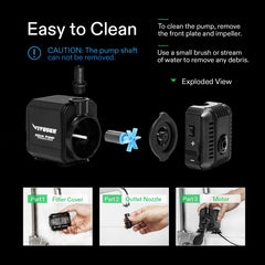 VIVOSUN adjustable outlet positions support custom water flow setup.