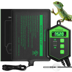 VIVOSUN reptile heating pad 6x8 front view shows compact under-tank warmth