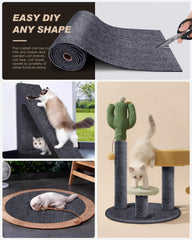 VIVOYAN cat scratch protector trim-to-fit design helps tailor sofas and towers.