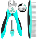 VIWIK 2in1 dog nail trimmers with LED light for precise trimming.