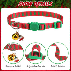 VKPETFR Durable polyester cat collar offers soft, breathable comfort.