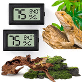 Vodolo reptile thermometer adhesive-display clearly shows temperature for easy terrarium monitoring.