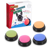 Voice Recording Button purple front view for interactive play and training.