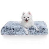 Vonabem small dog bed 24in fits crate for secure napping.