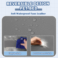 Vonabem XXL waterproof leather cover protects foam from accidents