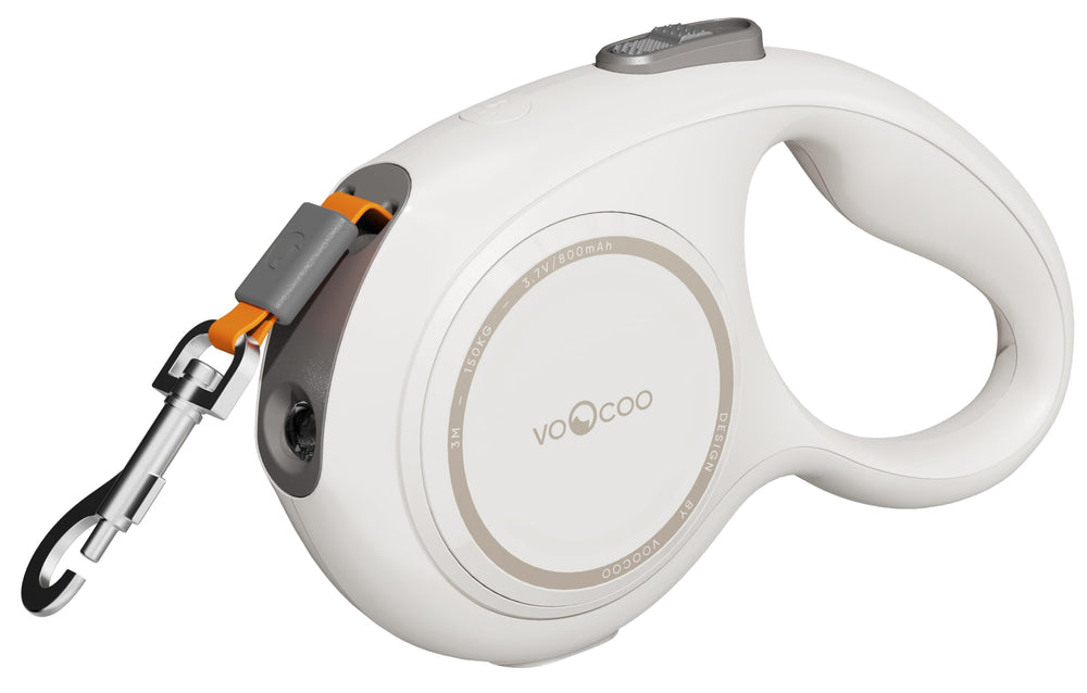 Voocoo Go! beige one-touch-brake for safer, controlled walks.