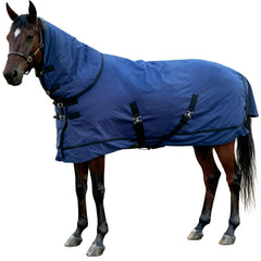 Vortexain horse blanket 75inch neck-cover provides full-body warmth and neck protection.