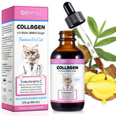 VOSIFSDIY cat collagen liquid drops bottle promotes joint comfort and easy daily dosing.