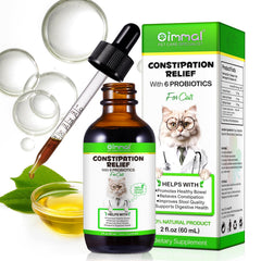 VOSIFSDIY Cat Constipation Relief bottle front view for easy dosing and natural formula