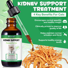 VOSIFSDIY kidney-support cats liquid drops closeup highlights herbal formula