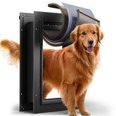VOSOIR 3-flap dog door front view shows enhanced insulation and sealing.