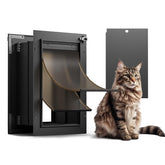 VOSOIR small pet door all-aluminum frame durability for up to 22 lbs.