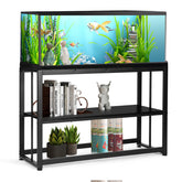 VOWNER 55-75 gallon stand front view shows stable support for large aquariums.