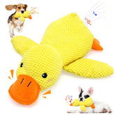 VOXGET pato calmante interactivo para perros, juego continuo y graznido