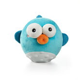 VOXGET Puffer interactive dog toy ball in action offering engaging exercise and chasing play.