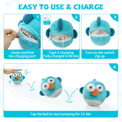 VOXGET Puffer plush cover removable for easy cleaning after play.