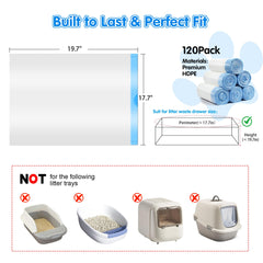 VOZIXALA 1.5 mil thick bags offer tear resistance and durability