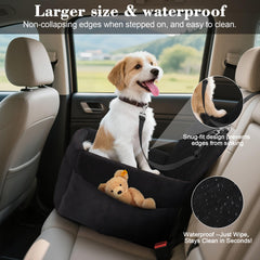 VSAPRDT dog car seat 3-second setup for quick, hassle-free installs