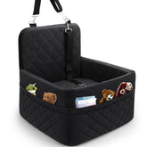 VSAPRDT dog car seat elevated view enables safe outward sightlines for calming journeys