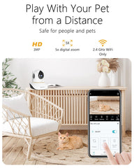 VSTARCAM 2K HD clarity lets you spot playful expressions and favorite toys clearly.