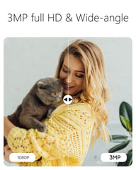 VSTARCAM 360° pan-tilt provides complete room coverage for safer, well-monitored spaces.