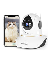 VSTARCAM dual WiFi antennas ensure a stable, responsive pet-monitoring connection.