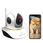 VStarcam pet camera laser toy engages pets for active play and exercise.