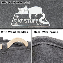 Vumdua cat toy box folded design saves space when not in use