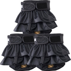 VUNCESSIN reusable dog diapers with three patterns offer stylish protection for female dogs