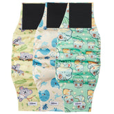 VUNCESSIN striped pattern washable diaper for small dogs supports training and reduces waste.