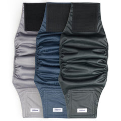 VUNCESSIN XS pattern 1 diaper on dog for training and reduced accidents