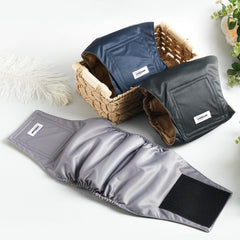 VUNCESSIN XS pattern 2 belly band close-up shows durable Velcro