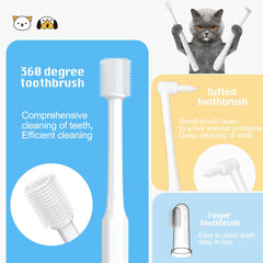 VVHOMIFE 360-degree brush demonstrates versatile tool for gums and crevices cleaning.