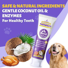 VVHOMIFE dual-head dog toothbrush cleans large and small areas efficiently