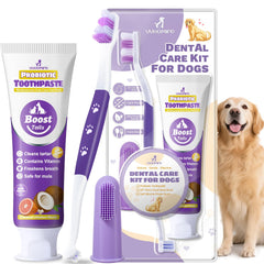 VVHOMIFE toothpaste tube with coconut flavor for gentle dog dental care