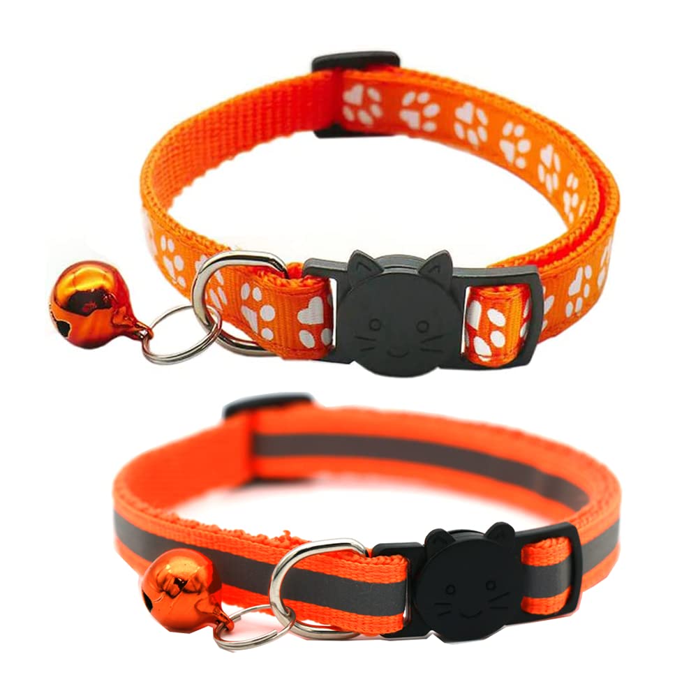 VZSRWGK cat collar with paw print design for daily comfort and style