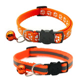 VZSRWGK cat collar with paw print design for daily comfort and style