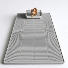 VZYTV cat litter mat 40x28 covers floor and traps litter for cleaner rooms