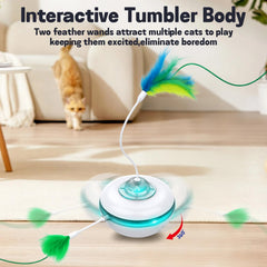 Waaiio rotating feather engages instinctive chasing in motion