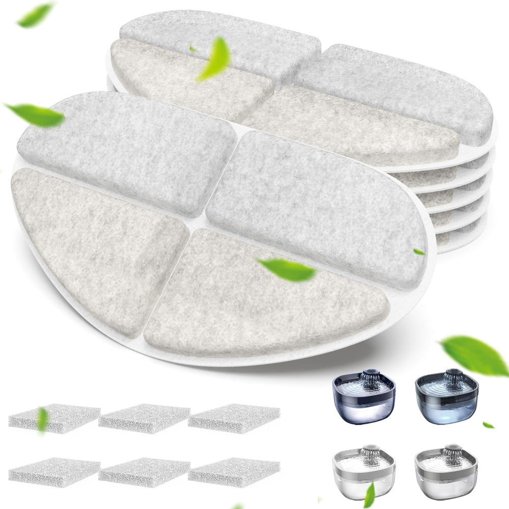 Waatoos 6-pack replacement filters for Feelneedy FN-W05 deliver clean, odor-free water.