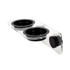 WACOOL Magnetic Reptile Ledge assembled on a tank for stable feeding.